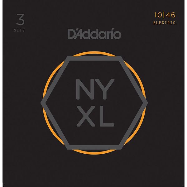 Струни для електрогітари D'ADDARIO NYXL1046 Regular Light (10-46)