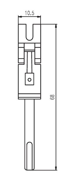 Сідло з гвинтом для тремоло PS115-2 CR