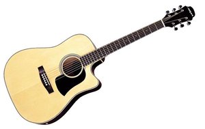 Электроакустическая гитара Aria AW 20CE BK