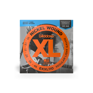 Струны для электрогитары D'ADDARIO EKXL110 XL Nickel Wound Regular Light Reinforced (10-46)