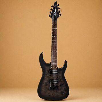 Электрогитара JACKSON JS22Q-7 DKA DINKY ARCH TOP HT Transparent Black Burst