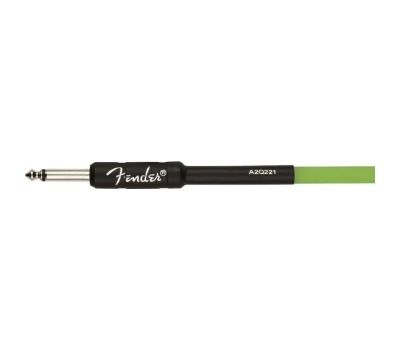Кабель инструментальный Fender Cable Professional Series 18.6' Glow in Dark Green