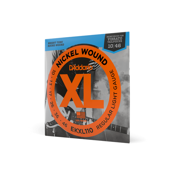 Струни для електрогітари D'ADDARIO EKXL110 XL Nickel Wound Regular Light Reinforced (10-46)