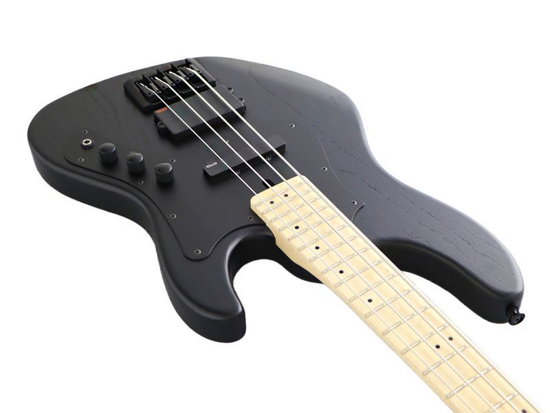 Бас-гітара Fujigen JMJ3ASHDEM Mighty Jazz Dark Evolution Series (Open Pore Black)