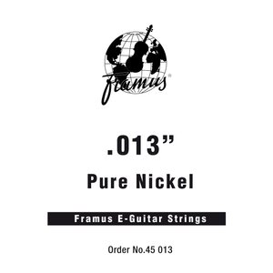 Струни для електрогітари FRAMUS 45013 Blue Label - Electric Guitar Single String, .013