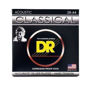 Струны для акустической гитары DR Strings Classical Nylon Hard Tension