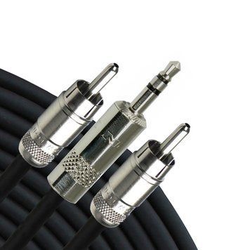 Кабель RAPCO HORIZON YN1-C-10 Y-Cable 3.5mm TRS-RCA Male (3m)