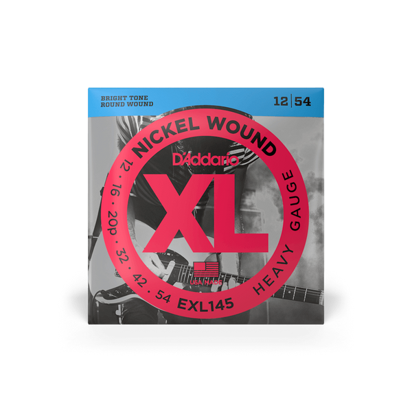 Струны для электрогитары D'ADDARIO EXL145 XL Nickel Wound Heavy (12-54)