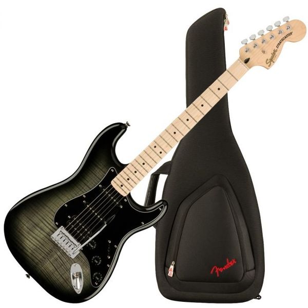Електрогітара Squier by Fender Affinity Series Stratocaster HSS MN Black Burst
