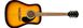 Акустична гітара FENDER FA-125 WN DREADNOUGHT ACOUSTIC SUNBURST - фото 3