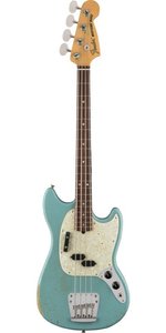 Бас-гитара Fender JMJ Mustang Bass RW Faded Daphne Blue