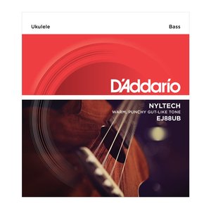 Струни для бас-гітари D'ADDARIO EJ88UB Nyltech Ukulele Bass