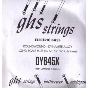 Струни для бас-гітари GHS Strings DYB45X