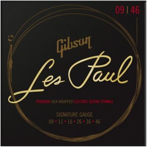 Струни для електрогітари GIBSON SEG-LES Les Paul Premium Electric Guitar Strings 9-46 Signature