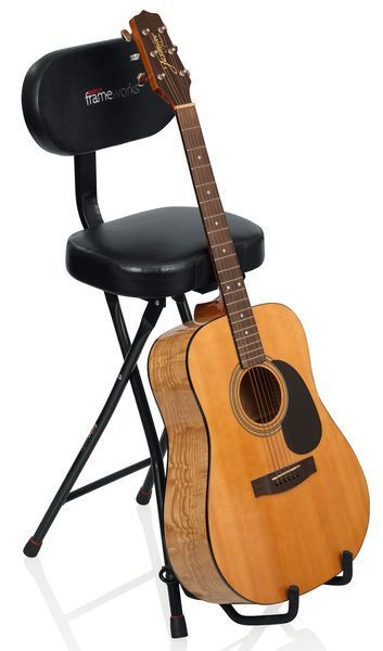 Стойка GATOR FRAMEWORKS GFW-GTR-SEAT Guitar Seat/Stand Combo