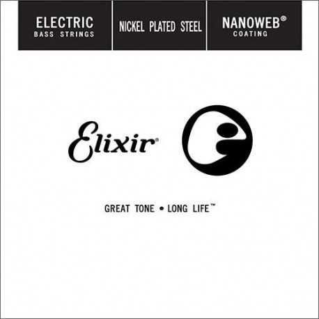 Струна для бас-гитары Elixir 5S NW 130TW XL Sgl