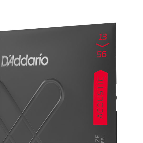 Струны для акустической гитары D'ADDARIO XTABR1356 XT 80/20 Bronze Medium (13-56)