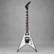 Електрогітара Jackson JS32 AH King V White with Black Bevels - фото 1
