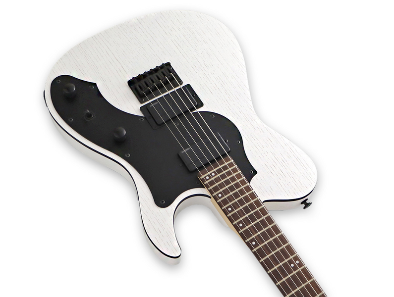 Електрогітара баритон FGN JIL3-ASH-DE664R Iliad Dark Evolution Series (Open Pore White) з чохлом