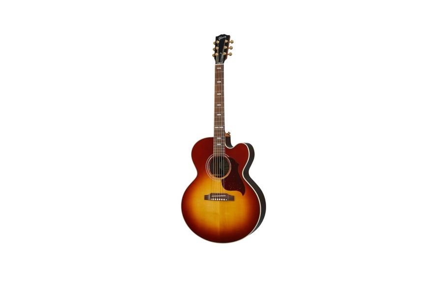 Електро-акустична гітара Gibson J-185 EC Modern Rosewood Rosewood Burst