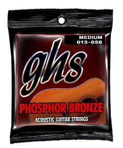 Струни для акустичної гітари GHS Strings Phosphor Bronze S335