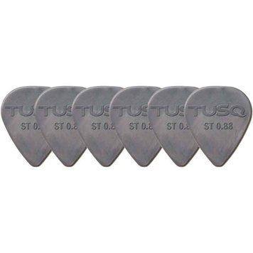 Набор медиаторов GRAPH TECH PQP-0088-G6 TUSQ Standard Pick .88mm Gray (Deep) 6 Pack