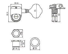 Кілки PAXPHIL JB-350 2+2 CR