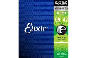 Набір струн для електрогітари Elixir EL OW SL