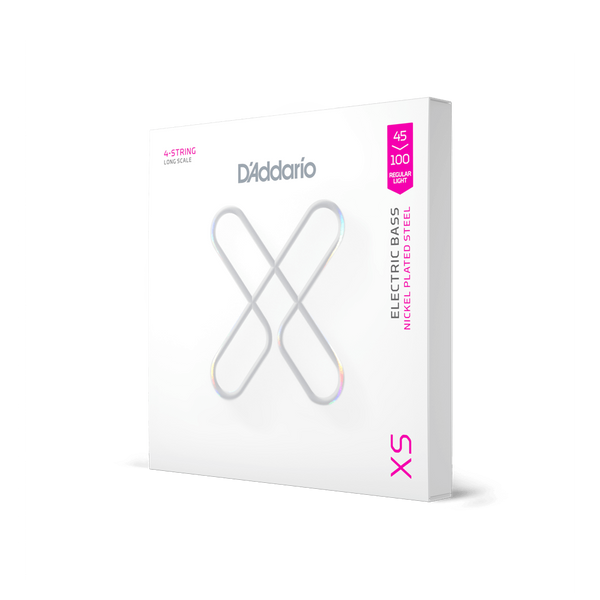 Струни для бас-гітари D'Addario XSB45100 XS NICKEL BASS REGULAR LIGHT (45-100)