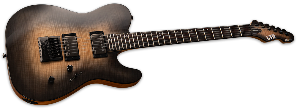 Электрогитара LTD TE-1000 EVERTUNE (Black Natural Burst)