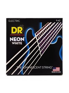 Струни для електрогітари DR Strings Neon White Electric - Light (9-42)