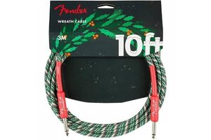 Кабель инструментальный Fender Cable Wreath Holiday 10'