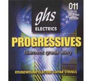 Струни для електрогітари GHS STRINGS PROGRESSIVES PRM 11-50