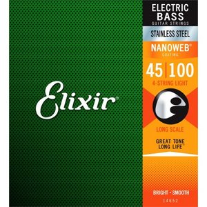 Струни для бас-гітари Elixir 14652 4S L SS
