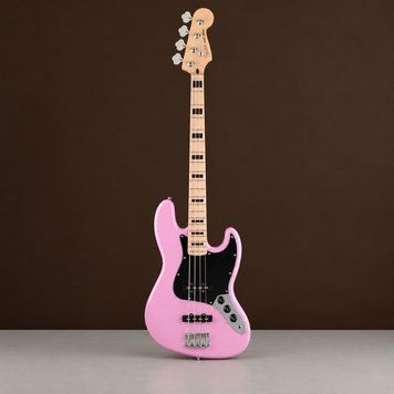 Бас-гитара SQUIER AFFINITY LIMITED EDITION ACTIVE JAZZ BASS FLASH PINK
