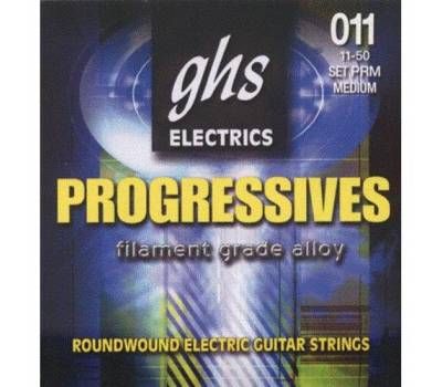 Струны для электрогитары GHS STRINGS PROGRESSIVES PRM 11-50