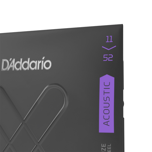 Струни для акустичної гітари D'ADDARIO XTAPB1152 XT Phosphor Bronze Custom Light (11-52)