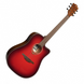 Гітара електроакустична LAG Tramontane Special Edition T-RED-DCE Red Burst - фото 4