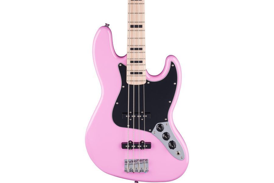 Бас-гитара SQUIER AFFINITY LIMITED EDITION ACTIVE JAZZ BASS FLASH PINK