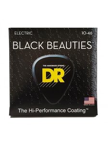 Струни для електрогітари DR Strings Black Beauties Electric - Medium (10-46)