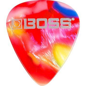 Медіатори Boss BPK-12-MT Celluloid Pick Thin Mosaic 12 Pack