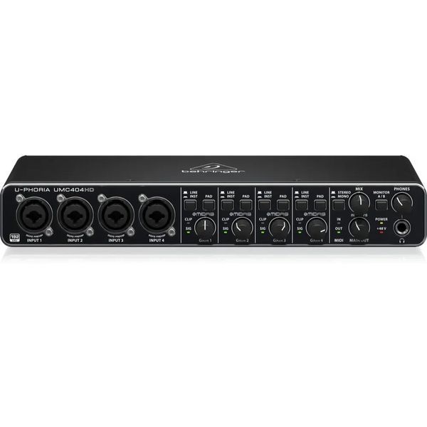 Аудіоінтерфейс BEHRINGER UMC404HD