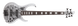 Бас-гітара Ibanez BTB25TH5 SLM - фото 7