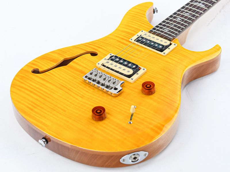 Электрогитара PRS SE Custom 22 Semi-Hollow (Santana Yellow)
