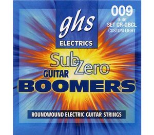 Струны для электрогитары GHS Strings Sub-Zero Boomers SET