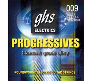 Струны для электрогитары GHS Strings Progressives PRCL
