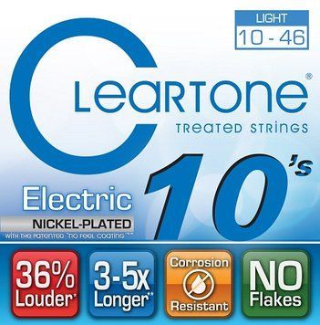 Струни для електрогітари CLEARTONE 9410 Electric Nickel-Plated Light (10-46)