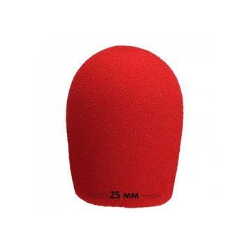 Вітрозахист для мікрофона Maxtone W2 (Wine Red)