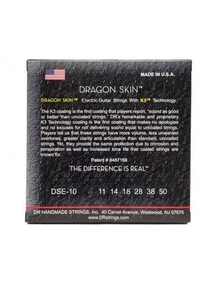 Струны для электрогитары DR Strings Dragon Skin Electric - Heavy (11-50)
