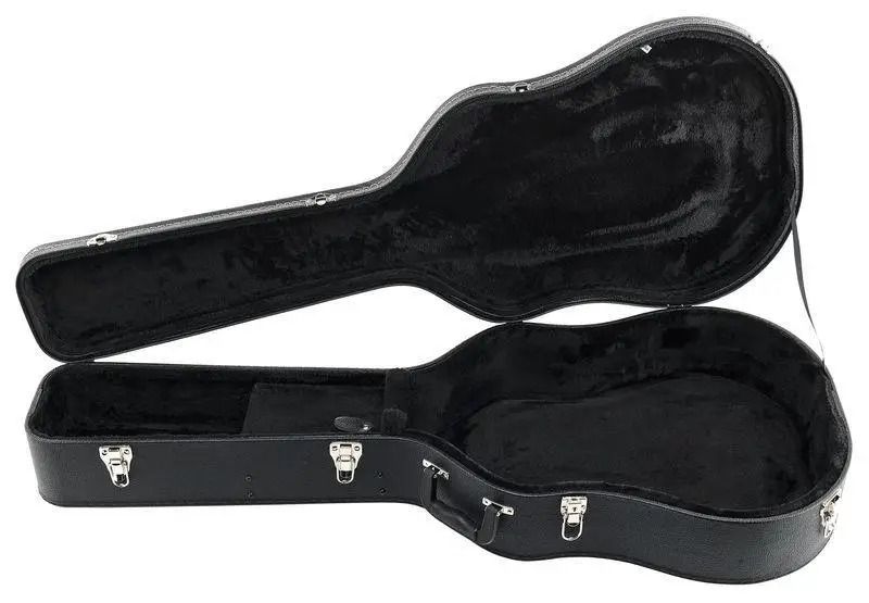 Кейс для акустической гитары FENDER Dreadnought Acoustic Guitar Case Black Flat Top